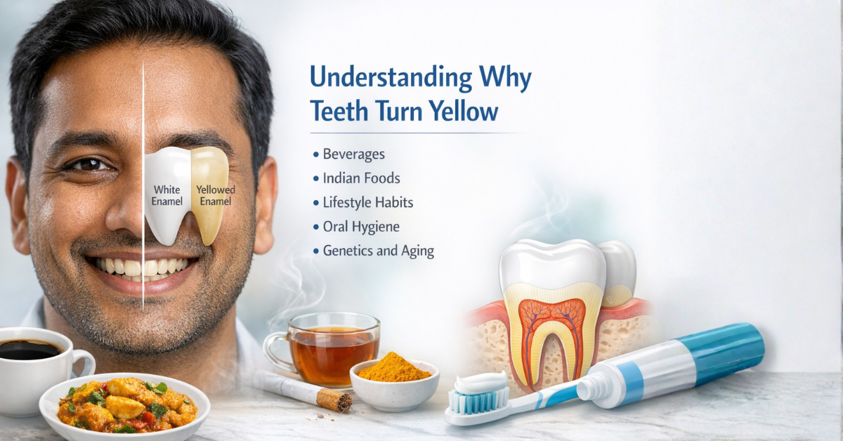 How to Prevent Yellow Teeth: Dentist Tips for Avoiding Stains from Tea, Coffee & Indian Foods